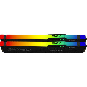 Memorie Kingston FURY Beast RGB 32GB DDR5 5600MHz CL40 Dual