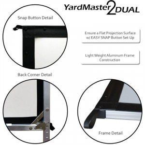 EliteScreens Yard Master 2 OMS100H2-DUAL 16:9 221.4 x 124.5 cm