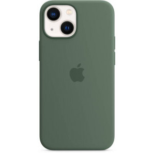 Apple Protectie pentru spate, material silicon, cu MagSafe pentru iPhone 13 Mini, culoare Eucalypt