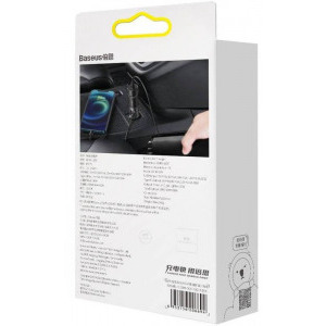 Baseus CCBT-C0G, 1x USB, 1x USB-C, putere 120W, Black