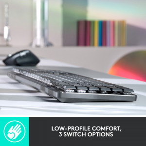 Logitech MX Mechanical Wireless Illuminated Performance Graphite