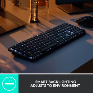 Logitech MX Mechanical Wireless Illuminated Performance Graphite