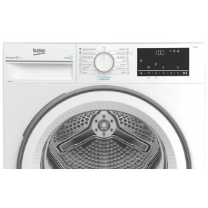 Beko B3T67230, Pompa de caldura, 7 kg, Clasa E, SteamCure, Hygienic Dry, OptiSense, Recycled Dry, Alb