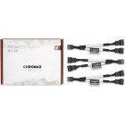 Cablu componente Noctua NA-SYC1 chromax.white Set 3 cabluri Y-Splitter 4-pin la 2x 4-pin, 11.5cm