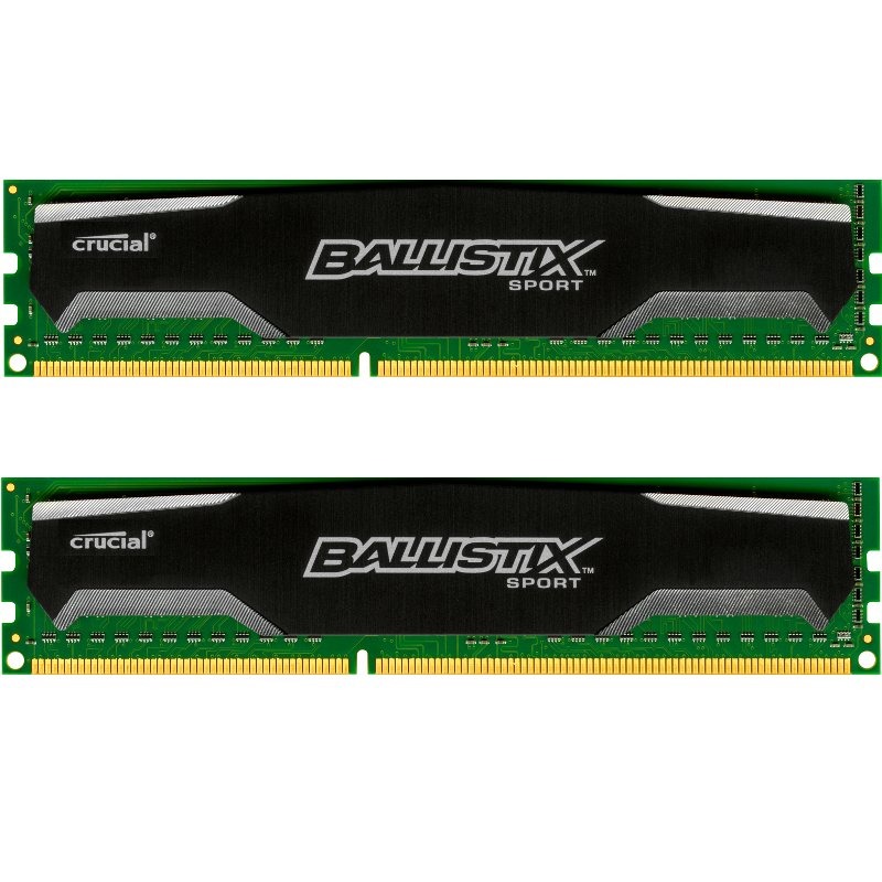 Memorie Crucial Ballistix Sport 8GB DDR3 1600MHz CL9 Dual Channel Kit ...