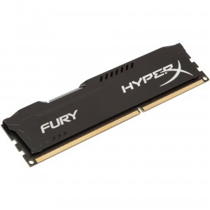 HyperX Fury Black 8GB DDR3 1600 MHz CL10 Dual Channel Kit
