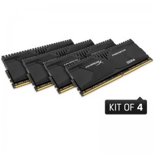 HyperX Predator 16GB DDR4 2800MHz CL14 Quad Channel Kit