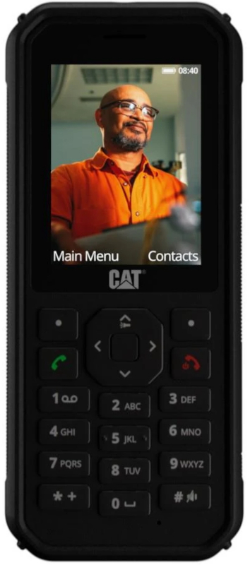 Telefon mobil CAT B40 Dual Sim, 4G, IP68 + IP69, Black, Lanterna 100+ Lumeni