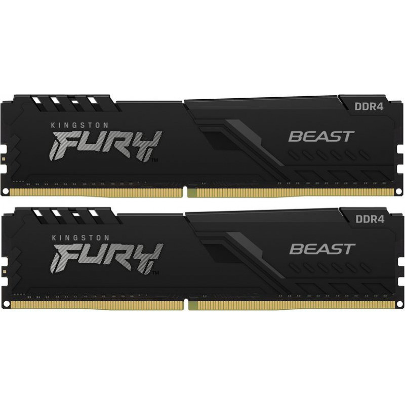 Memorie Kingston FURY Beast 16GB DDR4 2666MHz CL16 Dual Channel Kit ...