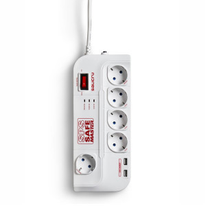 SALICRU SPS.SAFE MASTER 5x Schuko, 1.8m, Alb