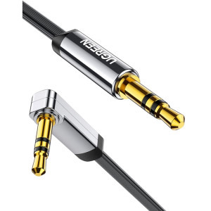 Ugreen AV119, Jack 3.5 mm Male - Jack 3.5 mm Male, 1.5m, negru-gri