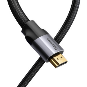 Baseus Enjoyment, HDMI Male - HDMI Male, v2.0, 3m, negru-gri