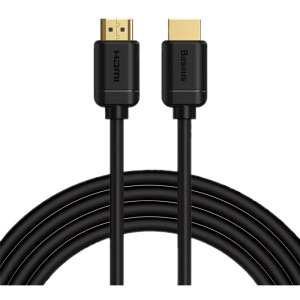 Cablu video Baseus HD 4K, HDMI Male - HDMI Male, v2.0, 3m, negru