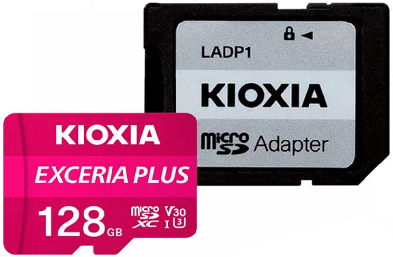 Card memorie KIOXIA Micro SDXC Exceria Plus 128GB UHS-I U3 Clasa 10 + Adaptor SD