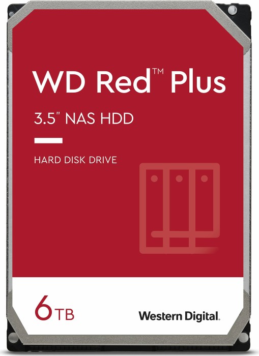 Hard disk WD Red Plus 6TB SATA-III 5640RPM 128MB