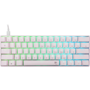 White Shark SHINOBI v2, RGB, BLUE OUTEMU Switch, Alb