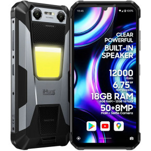 Smartphone iHunt Titan Music P22000, 128GB, 6GB RAM, Dual SIM, Tri-Camera, Black