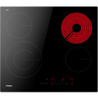 Hansa BHC62516, Vitroceramica, 4 zone de gatit, 60 cm, Negru