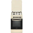 NobelTek NLT 5604B/E1, Mixt, 4 arzatoare, Sistem de siguranta, Aprindere integrata, 50 cm, Crem