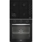 Pachet incorporabil Arctic ARSE11130BD Cuptor electric & Plita pe gaz, Negru