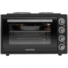 NobelTek Cuptor electric cu plita NLT FSOHP60BK, 2000W, 60L, Negru
