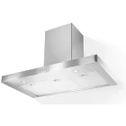 Faber decorativa Stilo SRM A90, Putere de absorbtie 435 m3/h, 3 trepte, Clasa D, 90 cm, Inox
