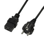 Cablu componente Logilink CP151, IEC320/C19, 1m, Negru