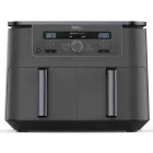 Ninja Friteuza cu aer cald Foodi Pro DualZone DZ400EU, 2400W, 2x 4.75L, Gri