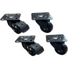 Xcab Set 4x roti rack, 2x libere / 2x cu frana