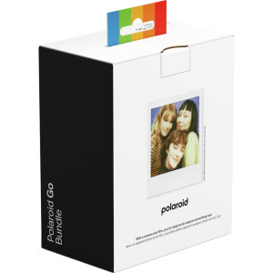 Polaroid Go Gen 3 Black + Color Film Bundle (8 Instant Photos)