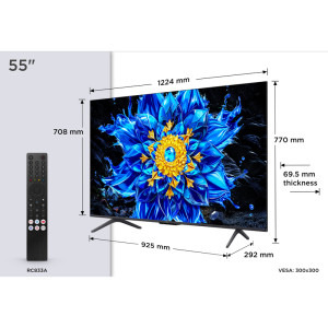 TCL Smart TV QD-MiniLED 55P8L Seria P8L 139cm 4K UHD HDR