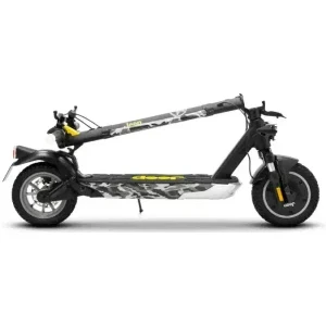 Jeep Trotineta electrica JUC, Putere 500 W, Autonomie 50 km, Viteza max 25 km/h, Greutate max 100 kg, 10 inch, Negru