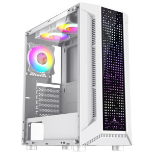 Gaming BALAUR Epic Alb, Intel Core Ultra 5 225F 3.3GHz, 16GB DDR5, 1TB SSD, RTX 5060 8GB GDDR7, Iluminare RGB
