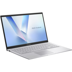 ASUS 15.6'' Vivobook 15 X1504MA, FHD, Procesor Intel® Core™ 3 304 (6M Cache, up to 4.30 GHz), 8GB DDR5, 256GB SSD, Intel Graphics, No OS, Cool Silver