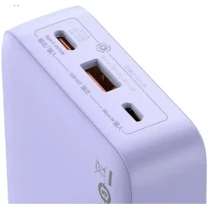 Baseus Airpow, 20000 mAh, 1x USB, 1x USB-C, 20 W, Purple