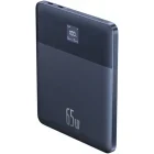 Baterie externa Baseus Blade 2, 12000 mAh, 2x USB-C, 65 W, Display, Blue