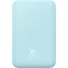Baterie externa Baseus Magnetic Mini Wireless, 5000 mAh, 1x USB-C, 20 W, MagSafe, Blue
