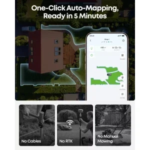 eufy Robot de tuns iarba cu acumulator Solo C15