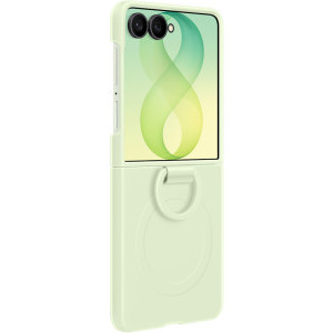 Samsung Protectie pentru spate Silicone Ring Magnet Mint pentru Galaxy Z Flip 8