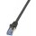 Cablu retea Logilink PrimeLine CAT6a Patch Cable S/FTP 10G 0.5m black
