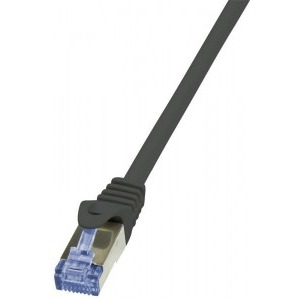 Logilink PrimeLine CAT6a Patch Cable S/FTP 10G 0.25m black