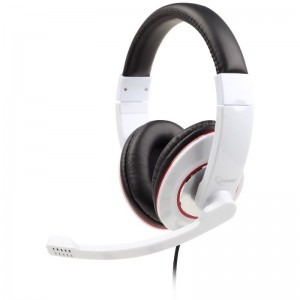 Gembird On-Ear, MHS-001 white