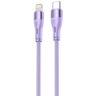 Cablu de date / adaptor Tellur USB-C Male la Lightning Male, 1 m, Purple