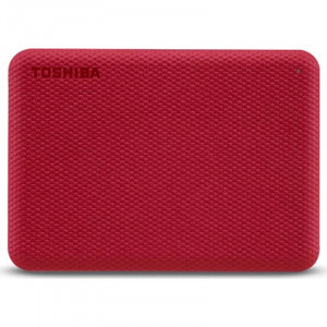 Hard disk extern Toshiba Canvio Advance 2TB, 2.5 inch, USB 3.2 Red