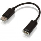 Adaptor LINDY 1x DisplayPort 1.2 Male - 1x HDMI 1.4 Female, negru