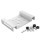 Accesoriu carcasa Orico adaptor HDD/SSD 2.5/3.5 inch la 5.25 inch, Silver