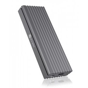 Rack Icy Box IB-1817M-C31 M.2 NVMe, USB 3.1 Type-C, Grey