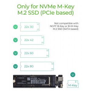 Icy Box IB-1817M-C31 M.2 NVMe, USB 3.1 Type-C, Grey
