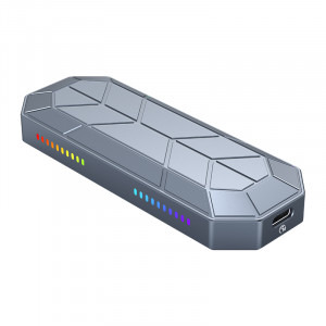 Orico M2VG01-C3 USB 3.1 Type-C iluminare RGB gri