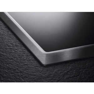 AEG HK634021XB, Vitroceramica, 4 zone de gatit, Control touch, Stop&Go, Rama inox, 60 cm, Negru